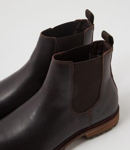BERN WR DARK BROWN LEATHER