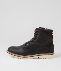 WILDER WR BLACK LEATHER