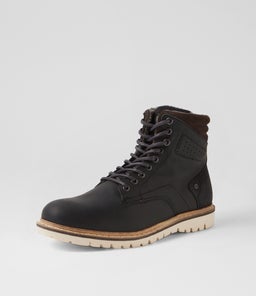 WILDER WR BLACK LEATHER