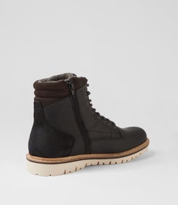 WILDER WR BLACK LEATHER
