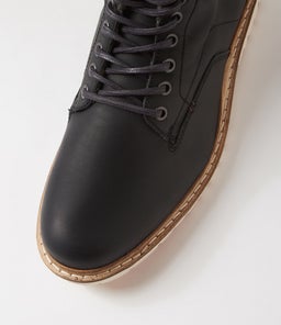 WILDER WR BLACK LEATHER