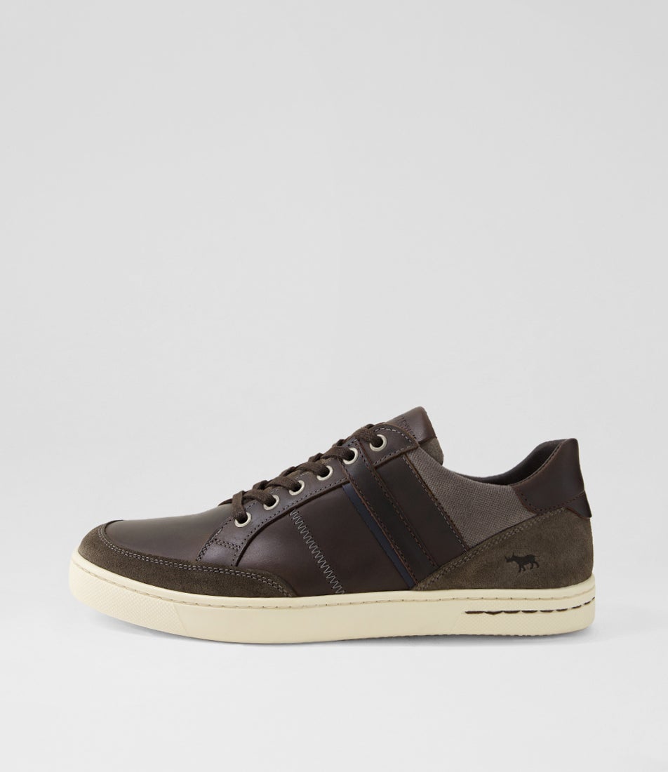 Bond Grey Leather Sneakers Bond Grey Leather Sneakers