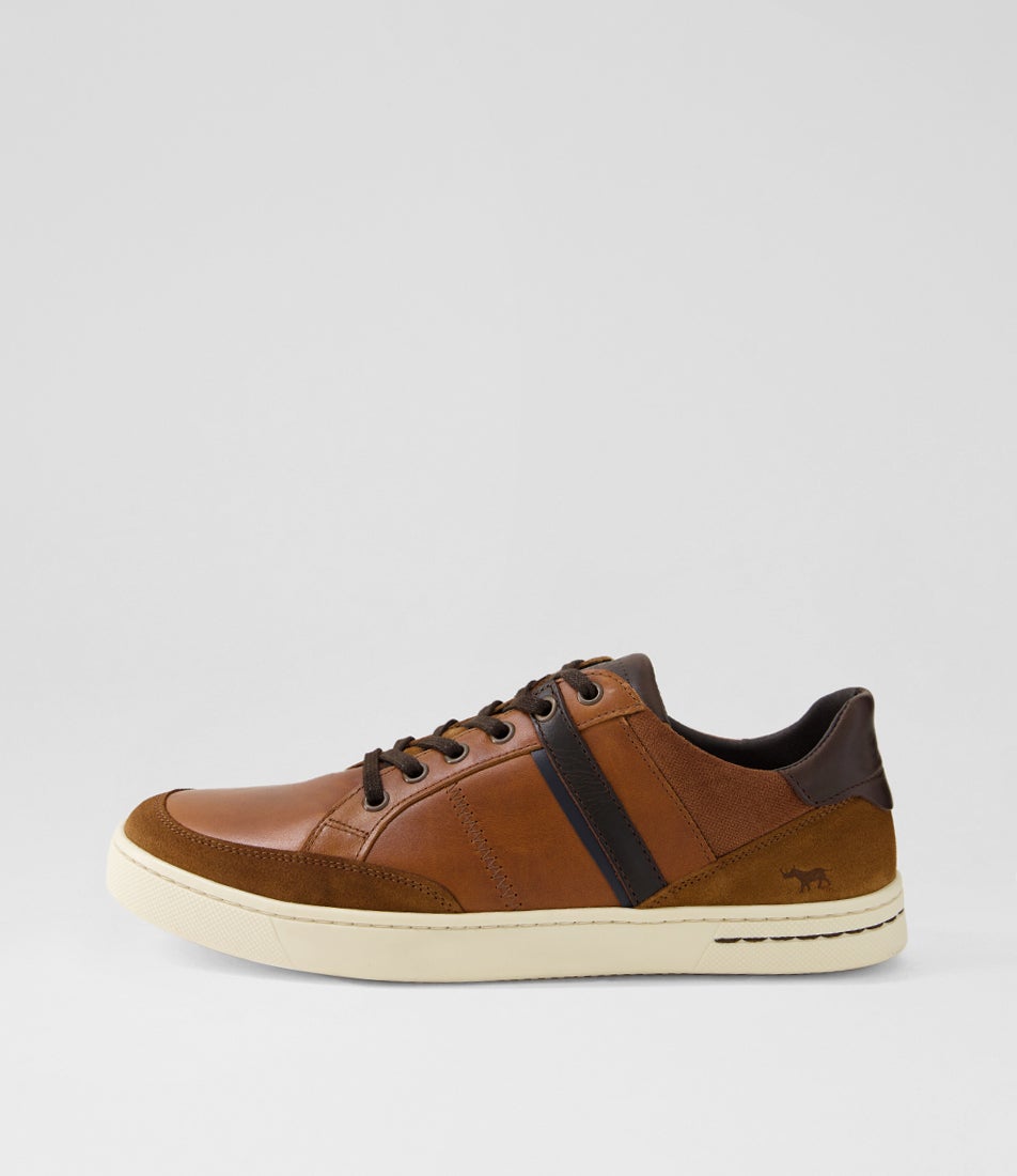 Bond Tan Leather Sneakers