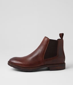 ARLO WS DARK BROWN TUMBLED LEATHER
