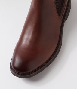 ARLO WS DARK BROWN TUMBLED LEATHER