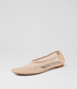 CLARISSA XO NUDE MESH LEATHER