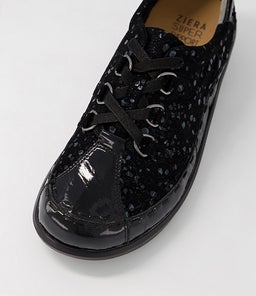ALLSORTS XW ZR BLACK BLACK SPARKLE PATENT SUEDE