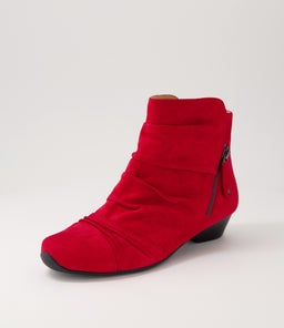 CAMRYN XW ZR RED SUEDE