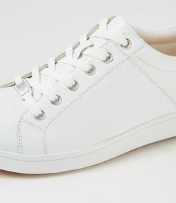 DELILAH XF ZR WHITE EMBOSSED LEATHER