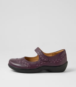 Gummibear W New Purple Leather Flat Shoes Gummibear W New Purple Leather Flat Shoes