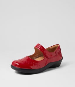 GUMMIBEAR W ZR DK RED PATENT LEATHER
