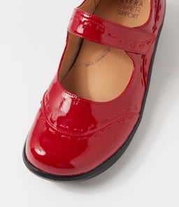 GUMMIBEAR W ZR DK RED PATENT LEATHER