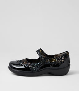 GUMMIBEAR W ZR BLACK BRONZE LEOPARD PATENT LEATHER