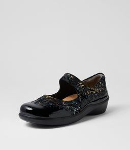 GUMMIBEAR W ZR BLACK BRONZE LEOPARD PATENT LEATHER