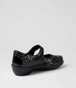 GUMMIBEAR W ZR BLACK BRONZE LEOPARD PATENT LEATHER