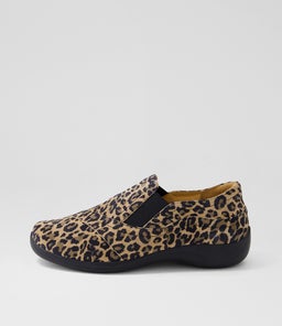 JAVA XF ZR CAMEL LEOPARD SUEDE