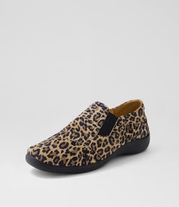 JAVA XF ZR CAMEL LEOPARD SUEDE