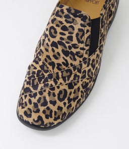 JAVA XF ZR CAMEL LEOPARD SUEDE