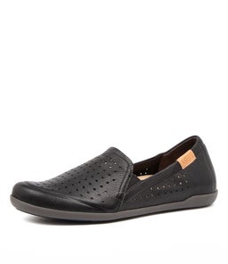 LIANA W ZR BLACK LEATHER
