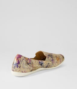 LIANA W ZR GOLD VINTAGE FLORAL LEATHER