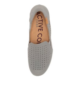 LIANA W ZR STEEL LEATHER