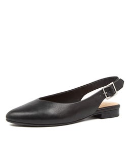LISA W ZR BLACK LEATHER