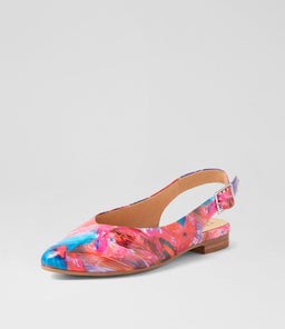 LISA W ZR BRIGHT MULTI PRINT PATENT LEATHER