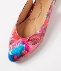 LISA W ZR BRIGHT MULTI PRINT PATENT LEATHER