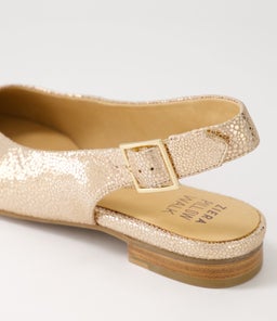 LISA W ZR ROSE GOLD STINGRAY LEATHER