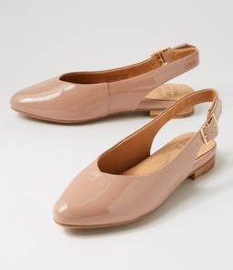 LISA W ZR DK CAFE PATENT LEATHER