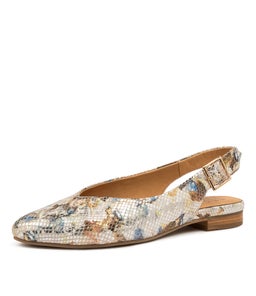 LISA W ZR NATURAL MULTI LEATHER