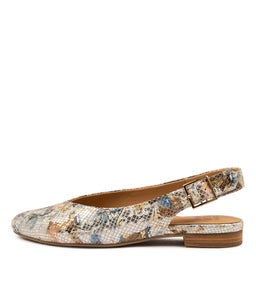 LISA W ZR NATURAL MULTI LEATHER