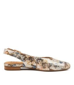 LISA W ZR NATURAL MULTI LEATHER