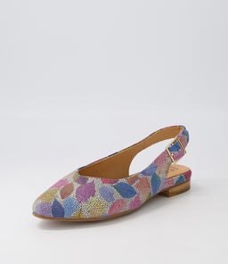 LISA W ZR BRIGHT LEAF MULTI LEATHER