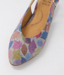 LISA W ZR BRIGHT LEAF MULTI LEATHER