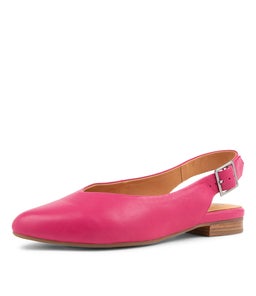 LISA W ZR FUCHSIA LEATHER