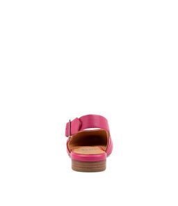 LISA W ZR FUCHSIA LEATHER