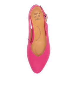 LISA W ZR FUCHSIA LEATHER
