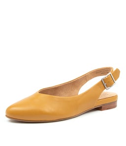 LISA W ZR MUSTARD LEATHER