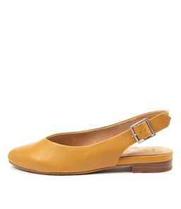 LISA W ZR MUSTARD LEATHER