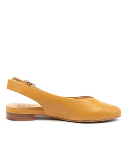 LISA W ZR MUSTARD LEATHER