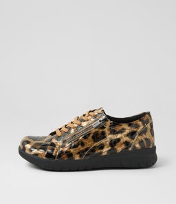 Solar Xf Leopard Patent Leather Sneakers Solar Xf Leopard Patent Leather Sneakers