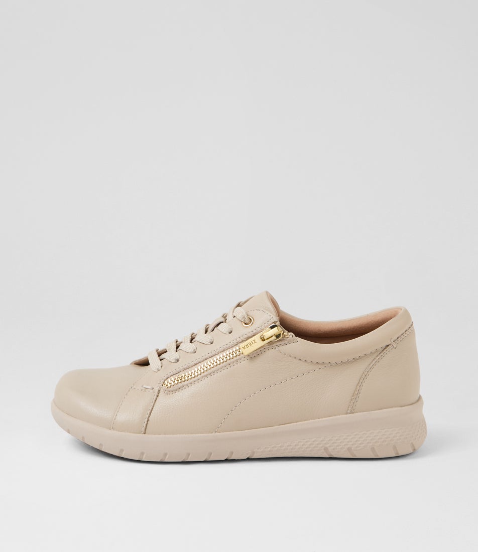 Solar Xf All Almond Leather Sneakers Solar Xf All Almond Leather Sneakers