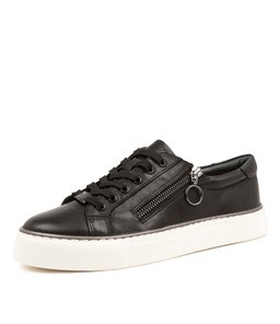 PAMELA XF ZR BLACK WHITE SOLE LEATHER