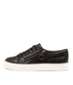 PAMELA XF ZR BLACK WHITE SOLE LEATHER