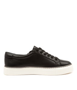 PAMELA XF ZR BLACK WHITE SOLE LEATHER