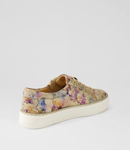 PAMELA XF ZR GOLD VINTAGE FLORAL LEATHER