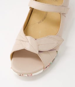 DISCO W ZR NUDE BLUSH FLORAL LEATHER SOLE
