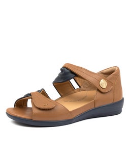 DOXIE W ZR NAVY TAN LEATHER