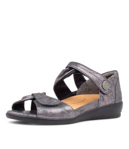 DOXIE W ZR PEWTER SATIN METAL LEATHER